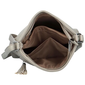 Dámská crossbody kabelka šedá - Silvia Rosa Sizotha