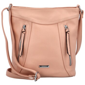 Dámská crossbody kabelka růžová - Silvia Rosa Lindsey