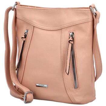 Dámská crossbody kabelka růžová - Silvia Rosa Lindsey