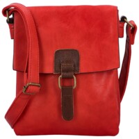 Dámská crossbody kabelka červená - Paolo bags Oresta 