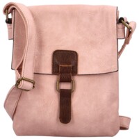 Dámská crossbody kabelka růžová - Paolo bags Oresta 