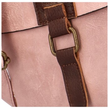 Dámská crossbody kabelka růžová - Paolo bags Oresta 