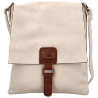 Dámská crossbody kabelka béžová - Paolo bags Siwon