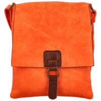 Dámská crossbody kabelka oranžová - Paolo bags Siwon