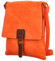 Dámská crossbody kabelka oranžová - Paolo bags Siwon
