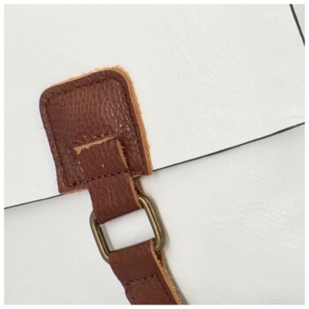 Dámská crossbody kabelka bílá - Paolo bags Siwon