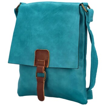 Dámská crossbody kabelka tyrkysová - Paolo bags Siwon