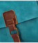 Dámská crossbody kabelka tyrkysová - Paolo bags Siwon