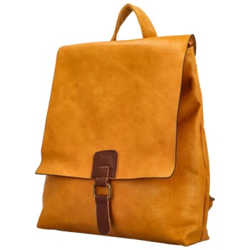 Dámský kabelko/batoh žlutý - Paolo bags Olefir