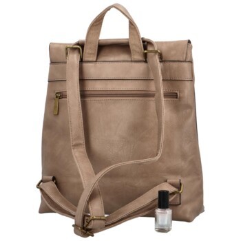 Dámský kabelko/batoh světle hnědý - Paolo bags Olefir