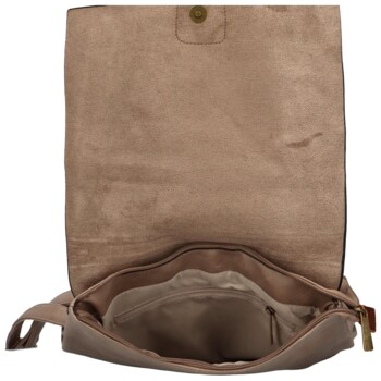 Dámský kabelko/batoh světle hnědý - Paolo bags Olefir