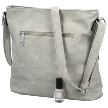 Dámská crossbody kabelka šedá - Firenze Sabell