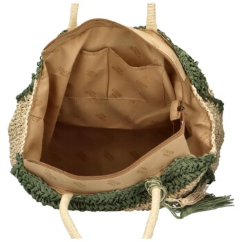 Dámská kabelka přes rameno zelená - Coveri Sindra