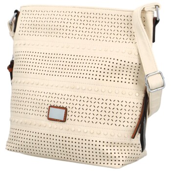 Dámská crossbody kabelka krémová - Firenze Erchisa