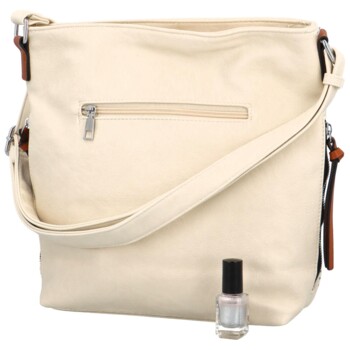 Dámská crossbody kabelka krémová - Firenze Erchisa