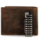 Pánská kožená peněženka hnědá - Diviley Steig Ryby