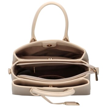 Dámská kabelka do ruky krémová - David Jones Seanah 