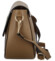Dámská kožená crossbody kabelka khaki - Delami Pretty
