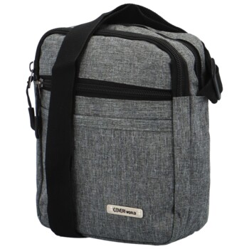 Pánská crossbody šedá - Coveri Lazzo