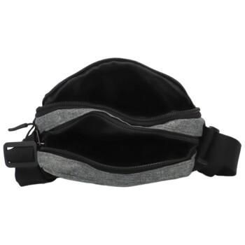 Pánská crossbody šedá - Coveri Lazzo