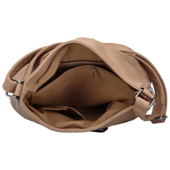 Dámská crossbody kabelka béžová - Romina & Co Bags Dolma