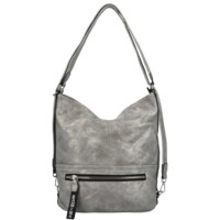 Dámský kabelko-batoh stříbrný - Romina & Co Bags Wolfe