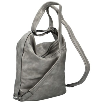 Dámský kabelko-batoh stříbrný - Romina & Co Bags Wolfe
