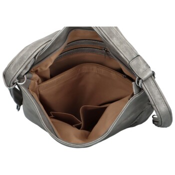 Dámský kabelko-batoh stříbrný - Romina & Co Bags Wolfe