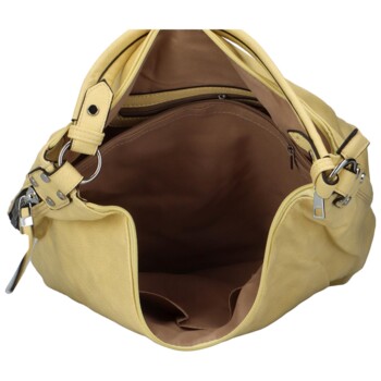 Dámská kabelka na rameno světle žlutá - Romina & Co Bags Elianora