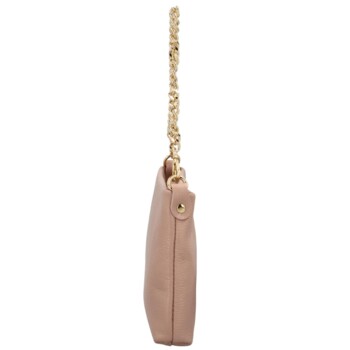 Dámská kožená crossbody kabelka béžová - Delami Madison