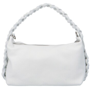 Dámská kožená kabelka do ruky bílá - Delami Selmega