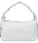 Dámská kožená kabelka do ruky bílá - Delami Selmega