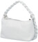 Dámská kožená kabelka do ruky bílá - Delami Selmega