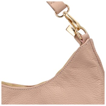 Dámská kožená crossbody starorůžová - Delami Javier