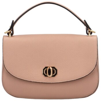 Dámská kožená crossbody starorůžová - Delami Kamryn