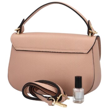 Dámská kožená crossbody starorůžová - Delami Kamryn