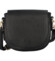 Dámská kožená crossbody kabelka černá - Delami Oberisa