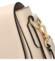 Dámská kožená crossbody kabelka béžová - Delami Oberisa