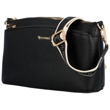 Dámská crossbody kabelka černá - Coveri Doriana