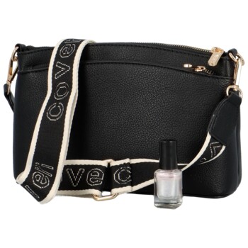 Dámská crossbody kabelka černá - Coveri Doriana