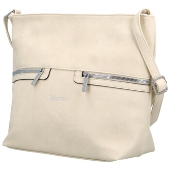 Dámská crossbody kabelka krémová - Coveri Magolla