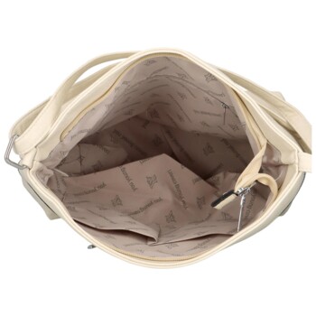 Dámská crossbody kabelka krémová - Coveri Magolla