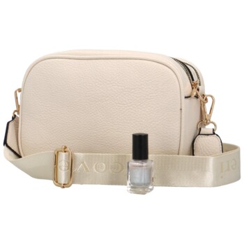 Dámská crossbody kabelka krémová - Coveri Matea