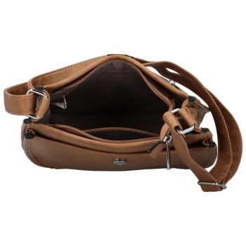 Dámská crossbody kabelka khaki - Firenze Korina