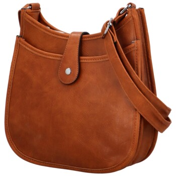 Dámská crossbody kabelka hnědá - Firenze Korina