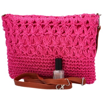Dámská crossbody kabelka fuchsiová - Firenze Quari