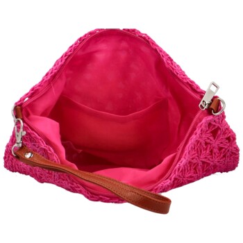 Dámská crossbody kabelka fuchsiová - Firenze Quari