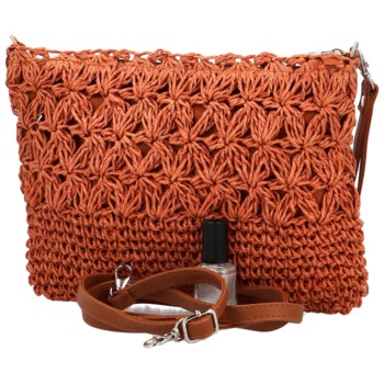 Dámská crossbody kabelka cihlově červená - Firenze Quari