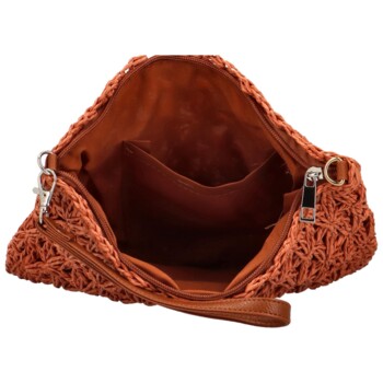 Dámská crossbody kabelka cihlově červená - Firenze Quari