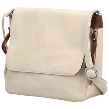Dámská crossbody kabelka krémová - Firenze Ceryss